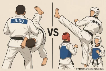 Quelle est la différence entre le judo et le taekwondo ?