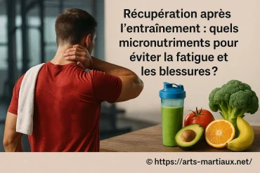 Récupération après l’entraînement : quels micronutriments privilégier pour éviter fatigue et blessures ?