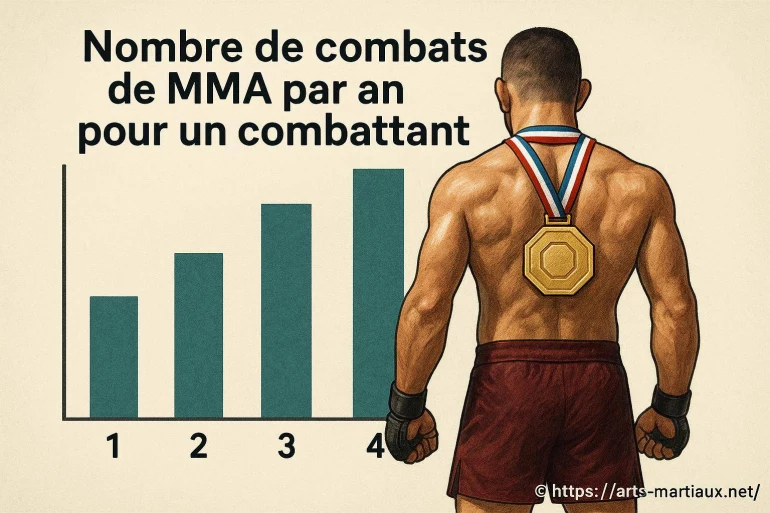 Nombre de combats de MMA par an pour un combattant : quelle fréquence idéale ?