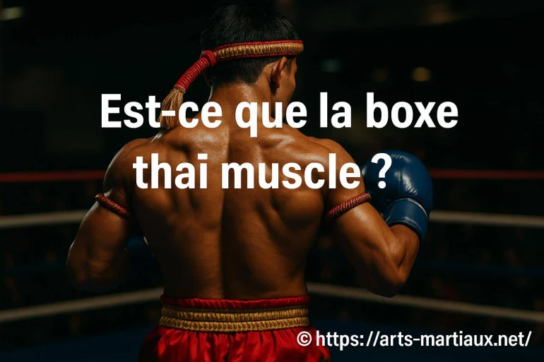 Est-ce que la boxe thaï muscle vraiment le corps ?