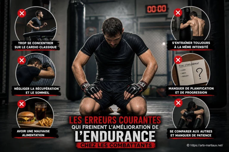 Les erreurs courantes qui freinent l’amélioration de l’endurance chez les combattants