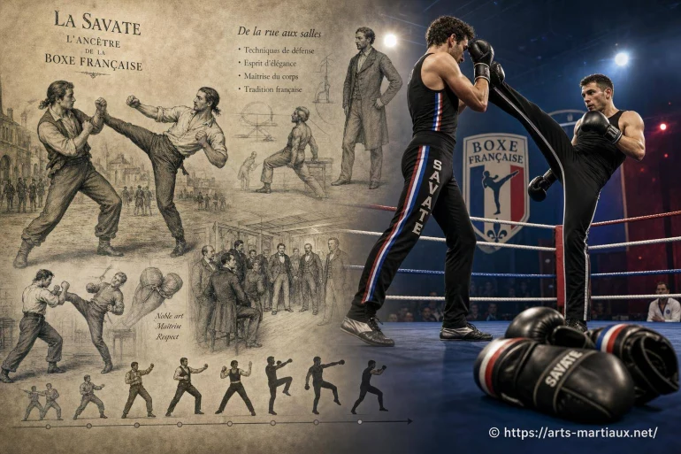 L’ancêtre de la boxe française : histoire et évolution
