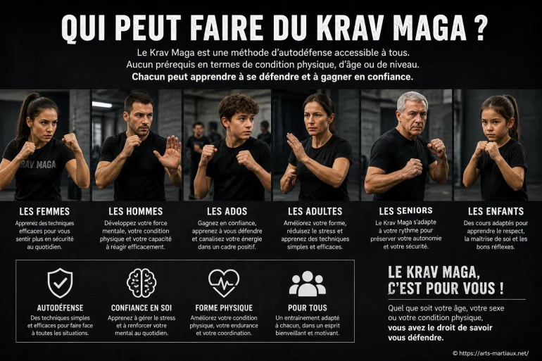 Qui peut faire du krav maga ? Profils et précautions