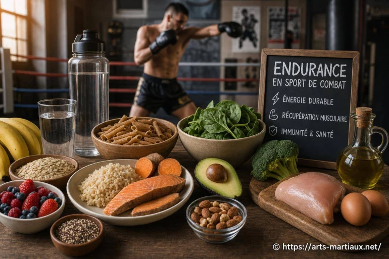 Quels aliments privilégier pour booster l’endurance en sport de combat ?
