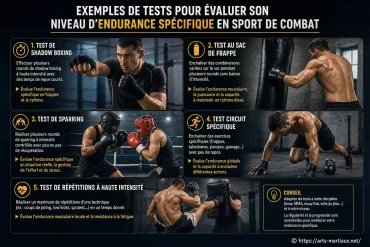 Exemples de tests pour évaluer son niveau d’endurance spécifique en sport de combat