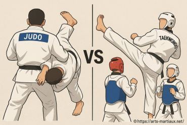 Quelle est la différence entre le judo et le taekwondo ?