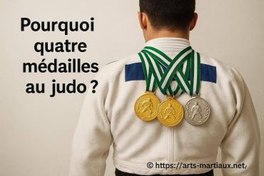 Pourquoi y a-t-il quatre médailles au judo ?
