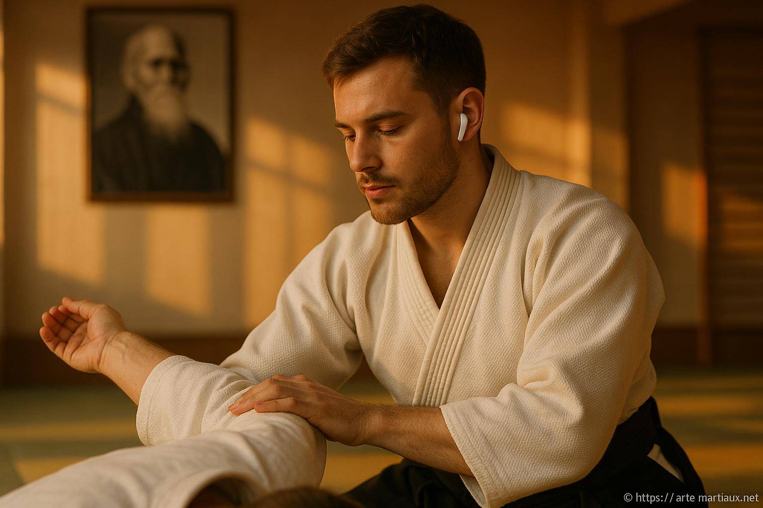 Pratique d aikido en dojo traditionnel