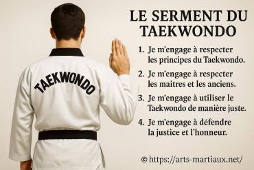 Quel est le serment du taekwondo et quelle est sa signification ?
