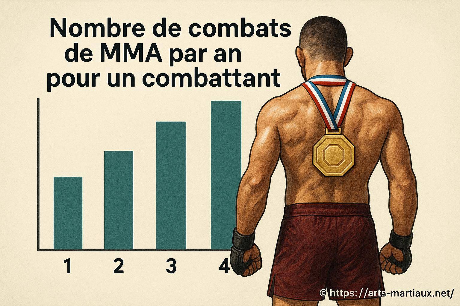 Nombre de combats de MMA par an pour un combattant : quelle fréquence idéale ?