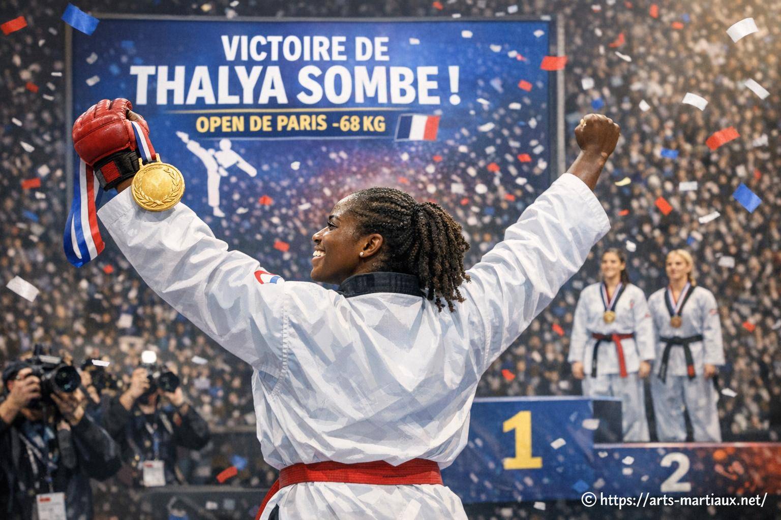 Thalya Sombe remporte l'Open de Paris en -68 kg
