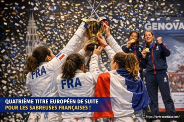 Quatrième titre européen consécutif pour les sabreuses françaises à gênes