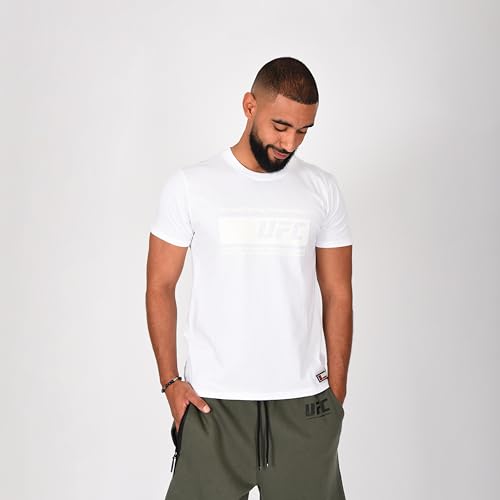 UFC T-shirt Blanc Officiel Homme - 100% Coton - Collection 2