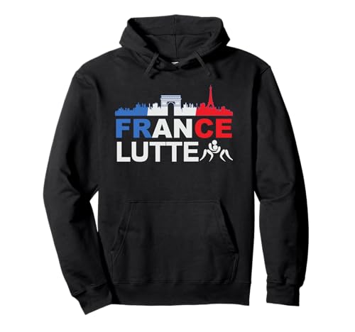 France Drapeau Lutte Cadeau Maillot Lutte Sweat à Capuche