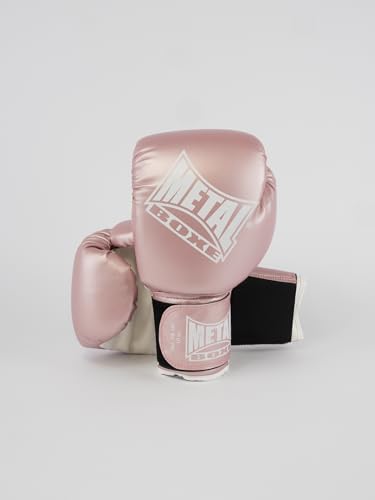 METAL BOXE Gants de Boxe Initiation Rose 10 oz