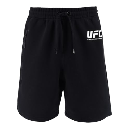 UFC Short Noir Officiel Homme - Short Sport - Licence Traini