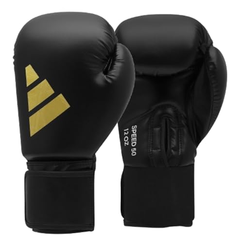 Adidas Gants de Boxe Speed 50, Noir, 12, ADISBG50