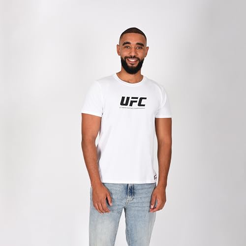 UFC T-shirt Blanc Officiel Homme - 100% Coton - Collection 2
