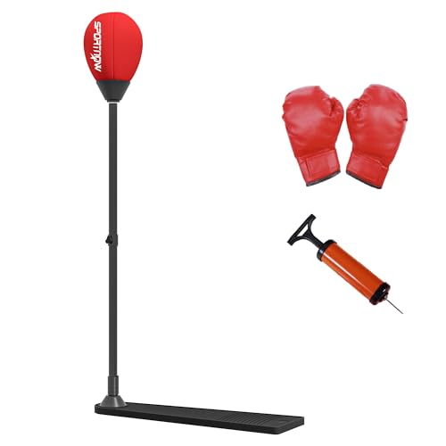SPORTNOW Sac de Frappe Vitesse autoportant Punching Ball Hau