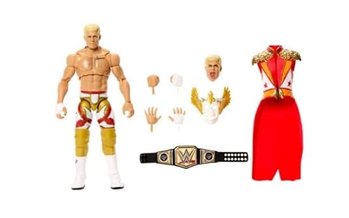Mattel WWE Figurine articulée Ultimate Cody Rhodes de 15 cm 