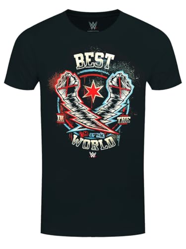 WWE CM Punk Best in The World T-shirt noir pour homme, Noir