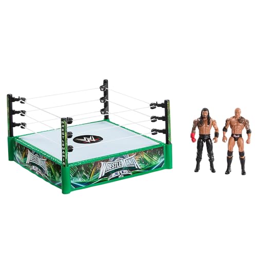 Mattel WWE Coffret Bloodline Rules avec Ring et 2 Figurines 