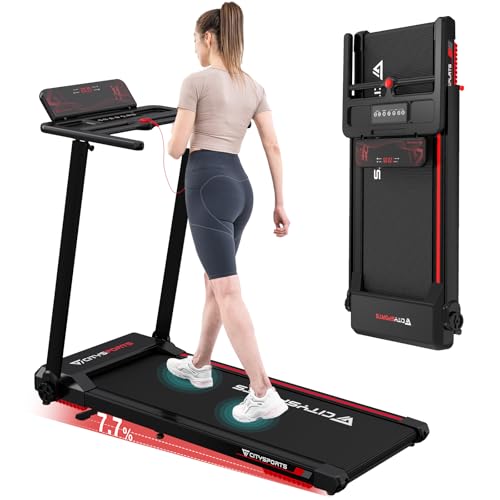CITYSPORTS Tapis de Course,Tapis Roulant Pliable 12 km/h,ave