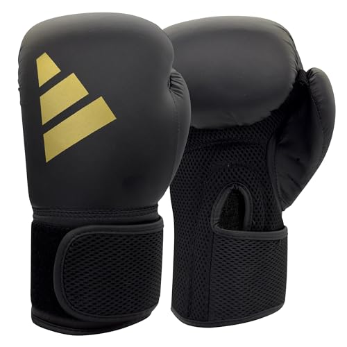 Gants de Boxe Hybrid 10 (Couleur : Noir/Or - Taille : 10oz)