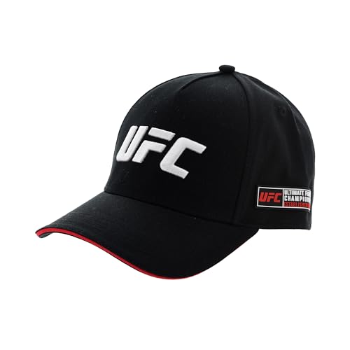 UFC Casquette Noire Homme – Sport Lifestyle, Réglable, Logo 