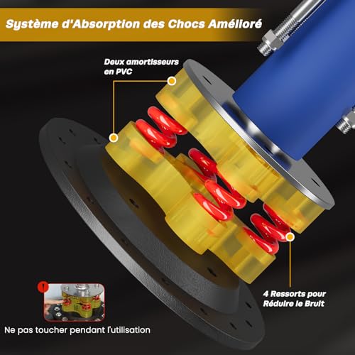 Dripex Sac de Frappe Adulte sur Pied avec Mousse Protecteur 