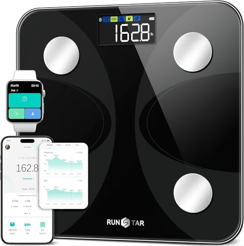 RunSTAR Balance Pese Personne Pour Poids et Masse Grasse, Ha