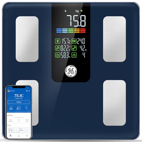 GE Connectée Balance Pese Personne: IMC Pèse Personne avec 5