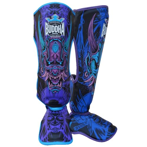 Buddha Fight Wear - Protège-tibias Muay Thai, MMA et Kick Bo