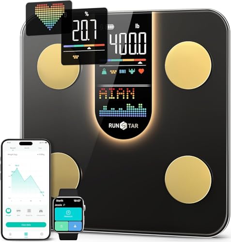 Runstar Balance Pese Personne, Pese Personnes, Intelligent 8