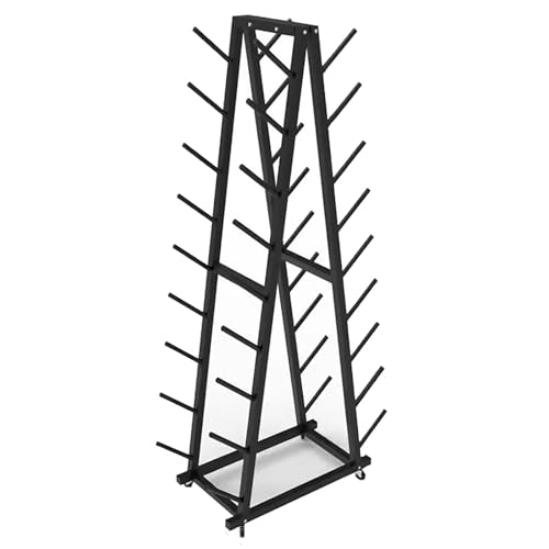 Étagère de rangement robuste à 8 niveaux pour tapis de yoga 