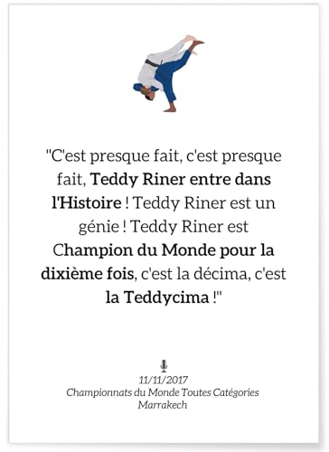 Affiche Judo Teddy Riner