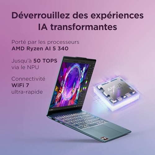 Lenovo Yoga Slim 7 14AKP10 - Ordinateur Portable 14 OLED WUX