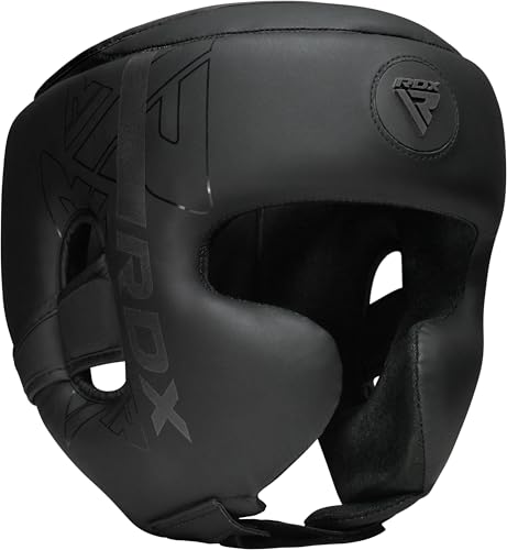 RDX Casque Boxe pour MMA Sparring, Dentraînement, Maya Hide 