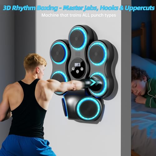 Machine de Boxe Musicale pour Adultes et Enfants, entraîneur
