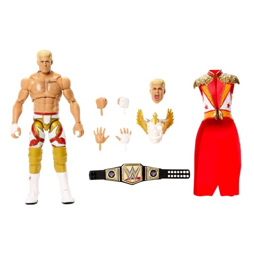 Mattel WWE Figurine articulée Ultimate Cody Rhodes de 15 cm 