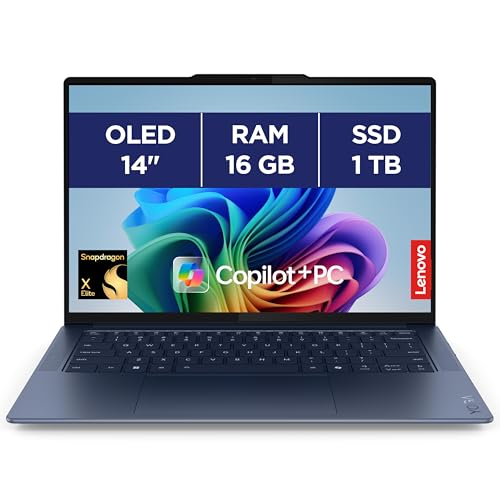 Lenovo Yoga Slim 7 14Q8X9 - Ordinateur Portable Copilot + 14