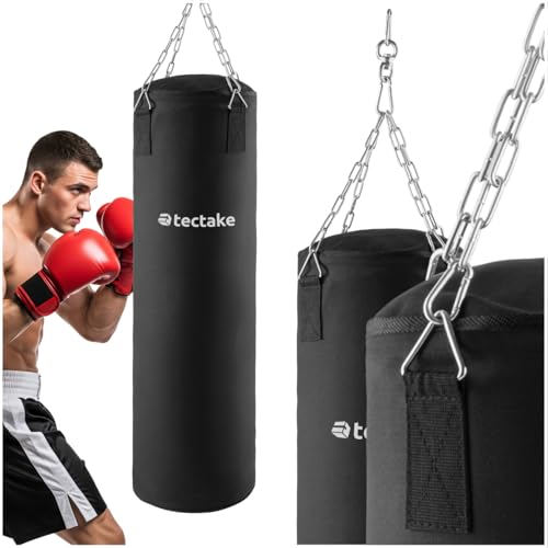 tectake® Sac de Frappe 25 Kg, Sac de Boxe avec chaîne de Sus