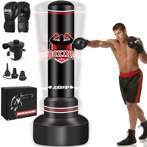 NZQXJXZ Sac de Frappe Adulte 180cm, Sac de Boxe Lourd autopo