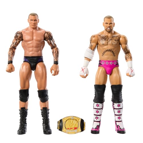 WWE Randy Orton et CM Punk Coffret de 2 figurines articulées
