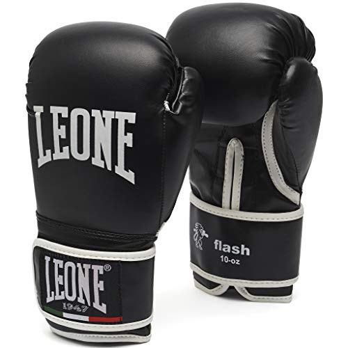LEONE 1947 Gants de boxe Flash, noirs/12 oz - GN083