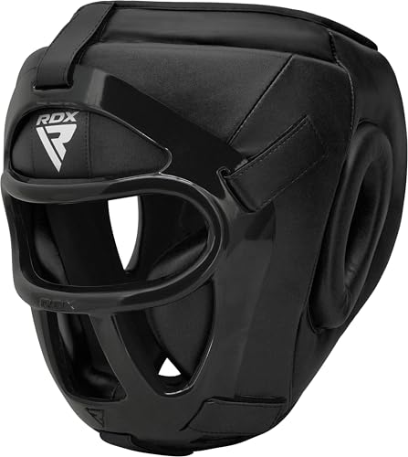 RDX Casque de Boxe MMA Maya Hide, Protection Tête Complète a