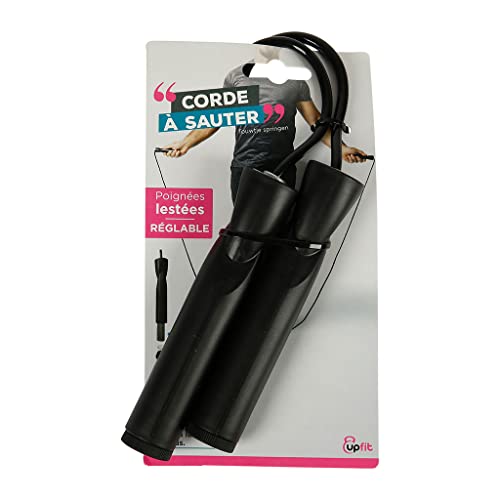UPFIT - Corde à sauter - Poignées lestées - Poignées ergonom