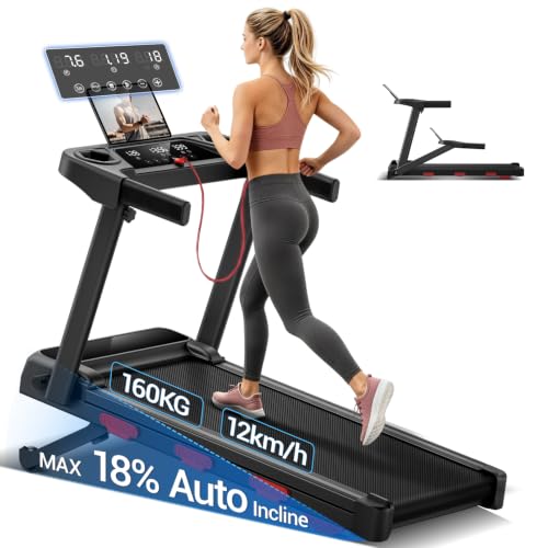 UMAY Tapis de Marche Inclinable Auto 12KM/H