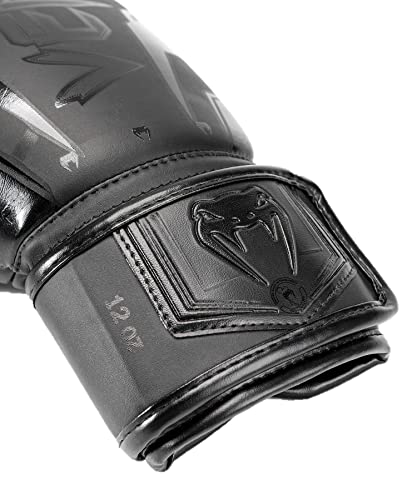 Venum, Elite Evo Gants de boxe, Mixte Adulte, 12 Oz, Noir/No