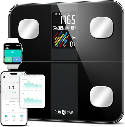 RunSTAR Pese Personne Intelligent, Balance Pese Personnes Ha